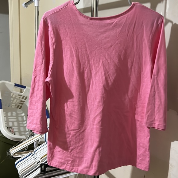 Bobbie Brooks Sleepwear Pink Blouse - Medium size 8/10 - Picture 2 of 3